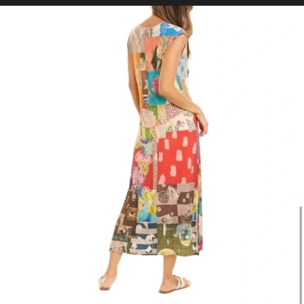 Johnny Was Multicolor Patchwork Maxi Skirt - Picture 2 of 8